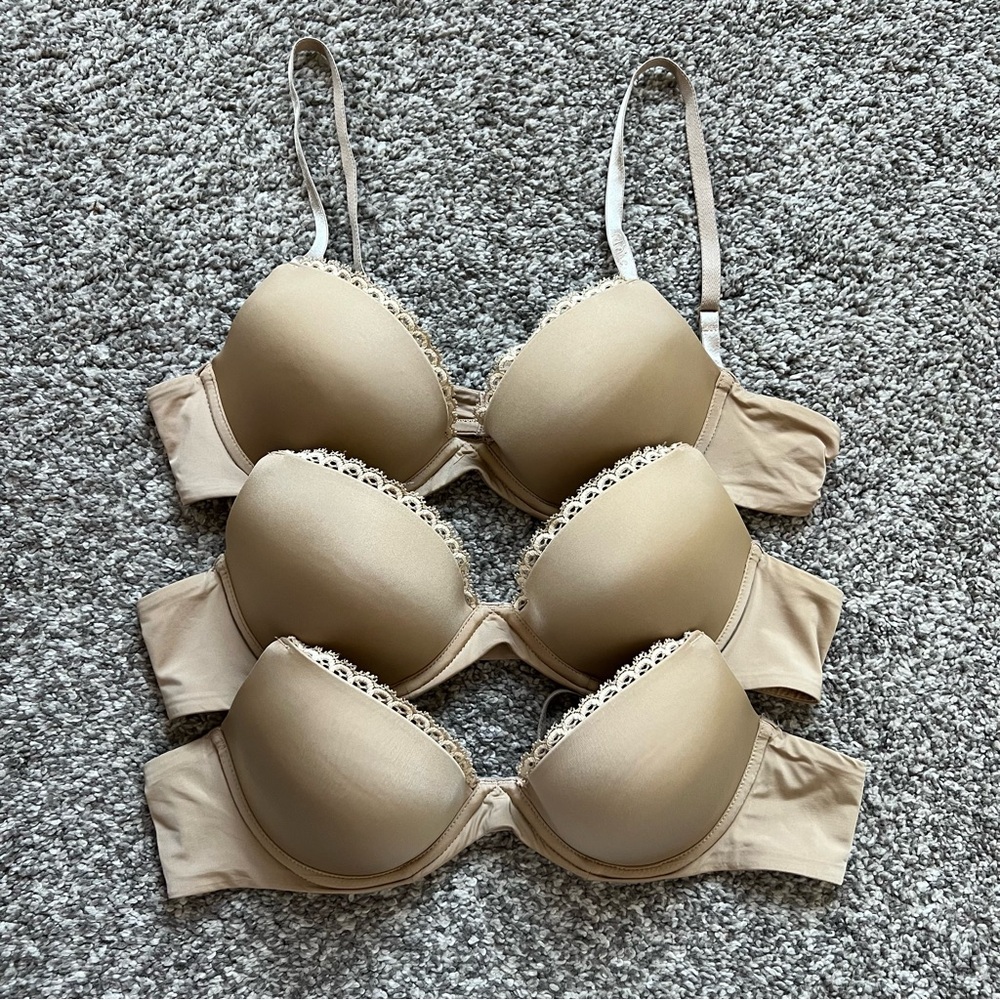 Calvin Klein Set of 3 Bras (Size 36A)